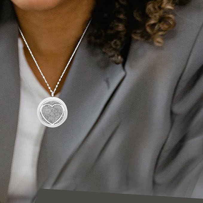 Veemoon 100pcs Round Cotton Diffuser Pads Essential Oil Refill Pads for 30mm Aroma Necklace Pendant Aromatherapy Accessories for Home and Travel Use