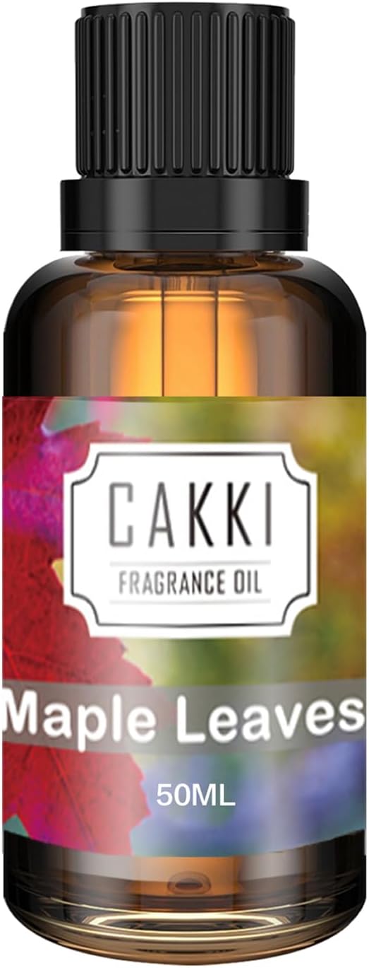 Essential Oils for Diffusers for Home, Scent-Maple Leave, Single Large Size 50ml, CAKKI Fragrance Oils, for Candle Making, for Soap Making, Diffuser Oil Scents