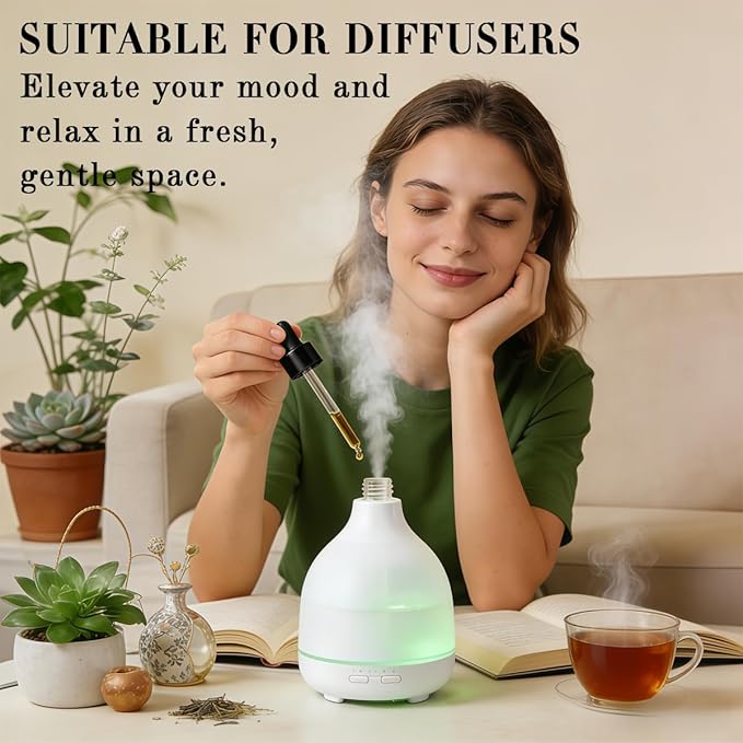 Geranium Essential Oil Geranium Oil for Aroma Diffuser,Humidifier,Home Fragrance,Cleaning,Body Care,Massage,Yoga,DIY Candle,DIY Soap CosmicVeil（Geranium，4 Fl Oz (Pack of 1)）