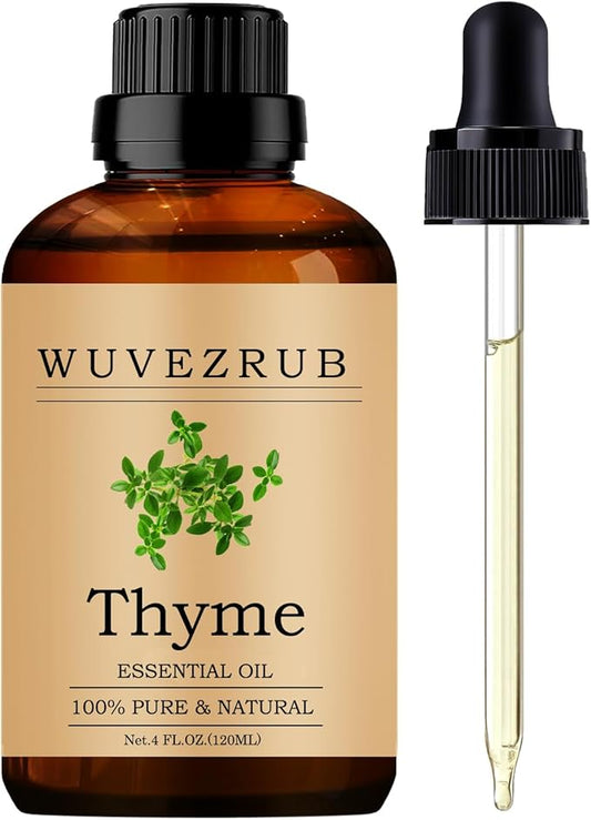 Thyme Essential Oils 120ML, Pure Thyme Essential Oil for Aromatherapy Diffuser - 4 Fl Oz