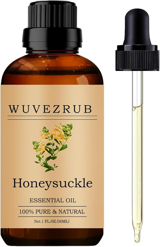 Honeysuckle Essential Oils, 30ML Pure and Natural Essential Oil for Aromatherapy Diffuser - Honeysuckle /1 Fl Oz
