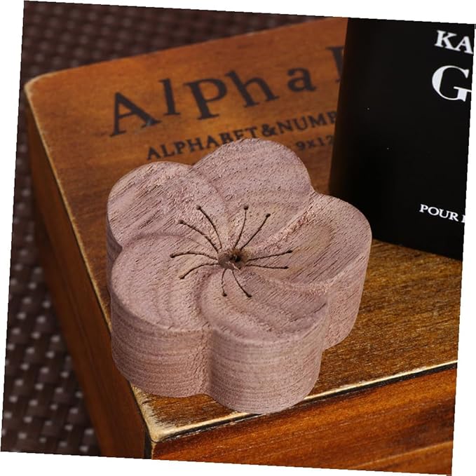 Beaupretty Essential Oil Diffuser Aromatherapy Wood Diffuser Plum Blossom Scented Aroma Diffused Wood for Home Office Bedroom Relaxation