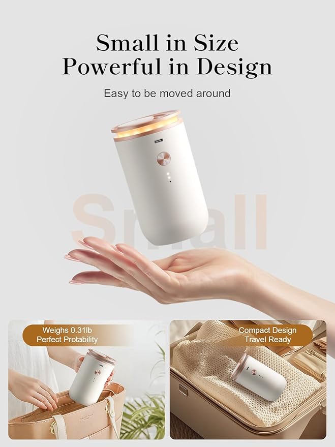 Ceeniu waterless diffusers for Home, Ultrasonic Atomization, Quiet Design, 1000 sq. ft Coverage, Small Diffuser for Large Space, Auto Off, Essential Oil diffuer air fresheners