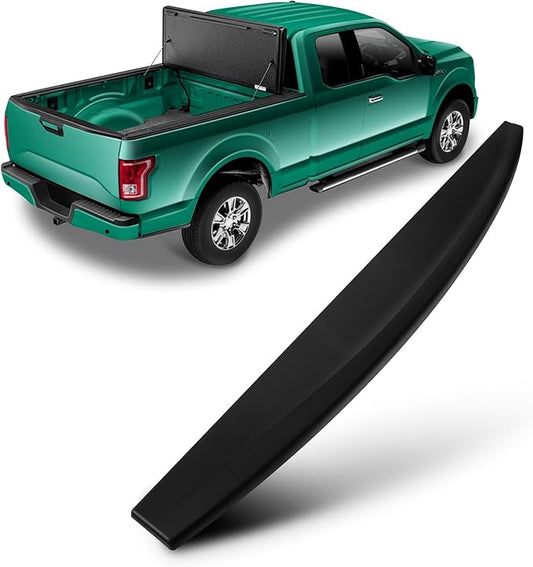 SCITOO 1PC Tailgate Molding Cap 2009-2018 for Dodge for Ram Pickup Accessories Matte Black Top Rear Tailgate Moulding Trim