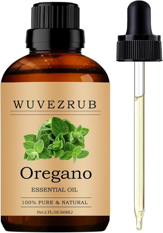 Oregano Essential Oils, 60ML Pure and Natural Essential Oil for Aromatherapy Diffuser - Oregano /2 Fl Oz