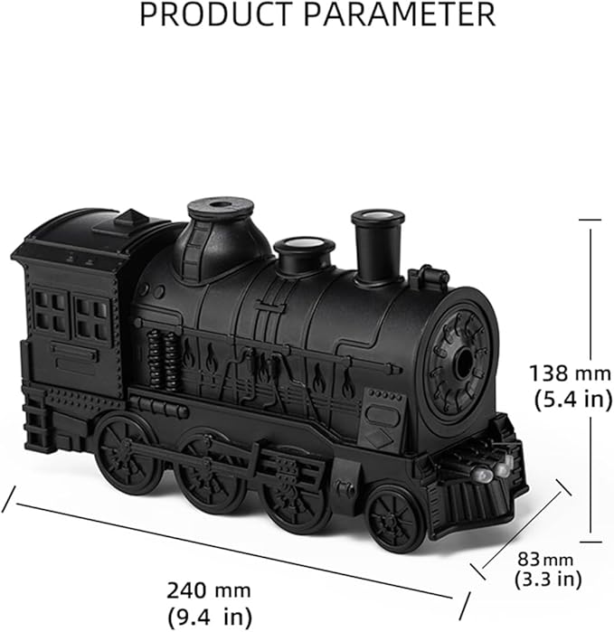 Train Diffuser 300ML, Essential Oil Diffuser for Home Scent Aromatherapy Diffuser with Remote Control, Jellyfish Diffuser for Bedroom Waterless Auto Off, Bathroom Office