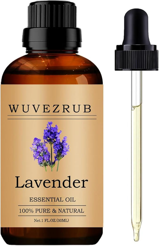 Lavender Essential Oils, 30ML Pure and Natural Essential Oil for Aromatherapy Diffuser - Lavender /1 Fl Oz