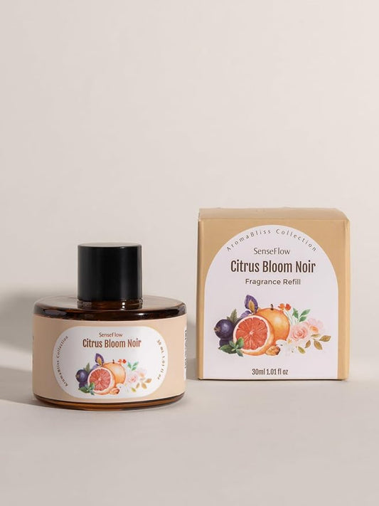 Essential Oil Refill 1.02oz/30ml for SF101/SF101S Waterless Aromatherapy Diffuser, Covers 1000 Sq Ft, 120-Day Natural Scent 1 Pack,Citrus Bloom Noir