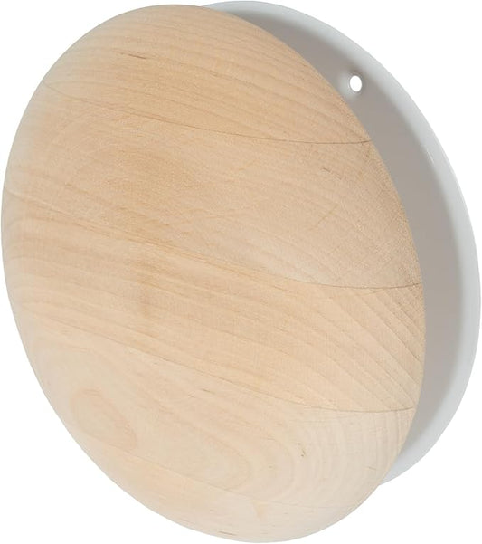 Repa Market ø4" Inch Wooden Air Diffuser - Adjustable Black Alder Wood Tree Sauna Air Vent Cover - Air Intake, Supply and Exhaust Indoor Ventilation Deflector - Round Ducting Home Sauna Accessories