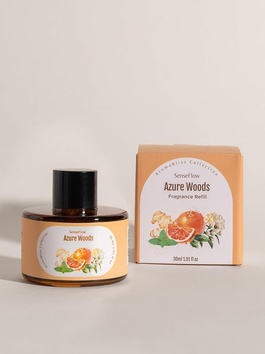 Essential Oil Refill 1.02oz/30ml for SF101/SF101S Waterless Aromatherapy Diffuser, Covers 1000 Sq Ft, 120-Day Natural Scent 1 Pack,Azure Woods