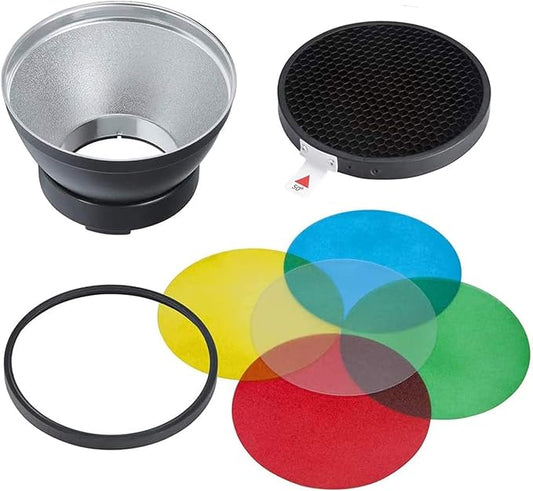 Godox AD-R14 Reflector Diffuser with Honeycomb and 5 Color Filters for AD300Pro/AD400Pro Flash