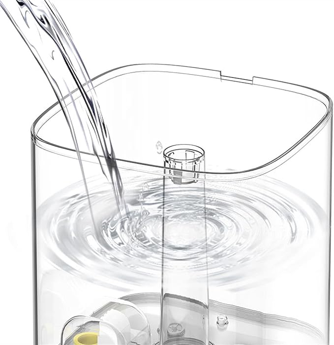 Desktop Humidifier Oil Diffuser Household Mute Top Fill Humidifier with Adjustable 360° Rotation Nozzle, Auto Shut-Off, 4.5L Transparent Water Tank Mist Humidifier