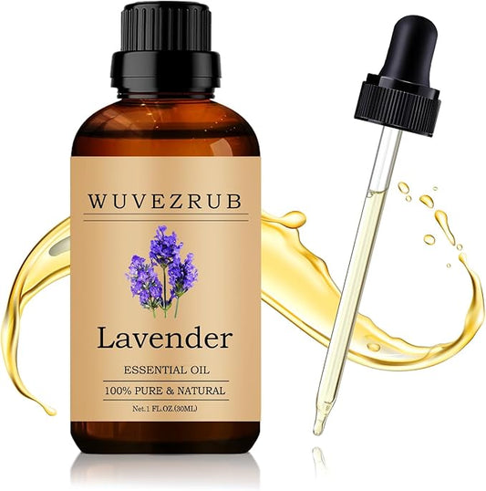 Lavender Essential Oil 30ML - 100% Pure and Natural Oils for Aromatherapy Diffuser - 1 Fl Oz/Lavender