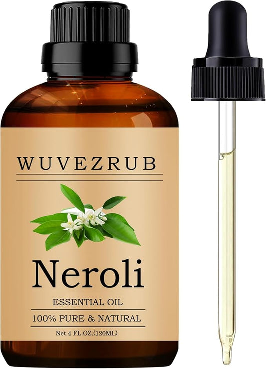 Neroli Essential Oils, 120ML Pure and Natural Essential Oil for Aromatherapy Diffuser - Neroli /4 Fl Oz