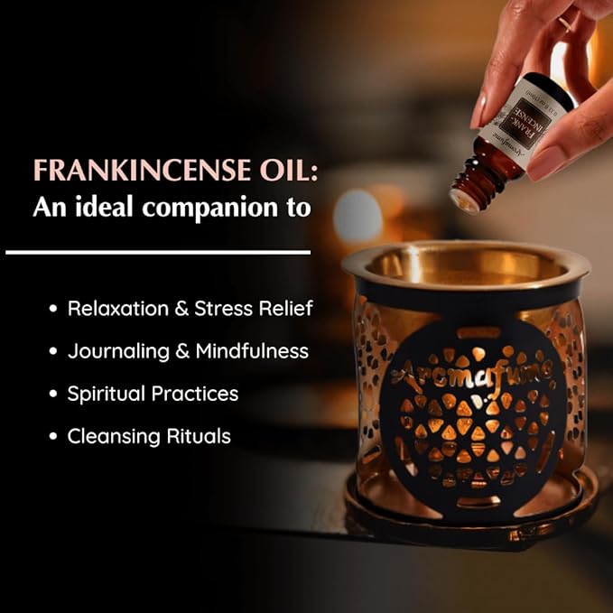 Frankincense Resin Essential Oil Diffuser Blend 30ml by Aromafume | Boswellia Carterii & Boswellia Serrata Extract Blended | Native to East Africa & India | Calms & Relaxes | Charged with Pure Resins