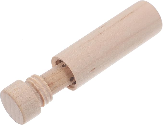 Wooden Nasal Stick Aromatherapy for Adults, Essential Oil Diffuser Tube with Wick, Maple Wood Fragrance Sniffing Stick for Home and Travel Use
