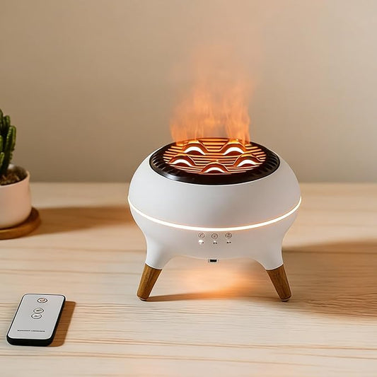 Essential Oil Diffuser 350ml, Essential Oils Large Room, Ultrasonic Aroma Diffuser with Remote Control,Timer, 7Colors Light Humidifier for Bedroom Home Office Hotel(White)