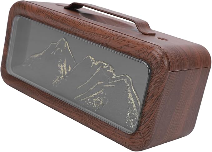 Essential Oil Diffuser, 600ml USB Cool Mist Humidifier with Light, Dual Spray, Aromatherapy Diffuser Home Relaxation Essential Oil for Bedroom Hotel Spa Yoga Room (Light Wood Grain)