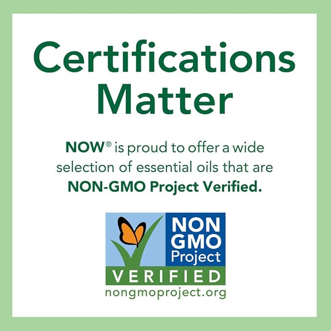NOW Essential Oils, Organic Orange Oil, 1-Ounce