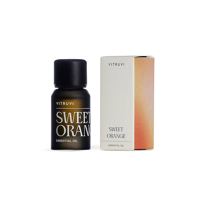 Vitruvi Organic Sweet Orange, 100% Pure Premium Essential Oil (0.3 fl.oz)