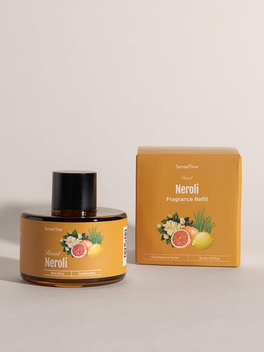 Essential Oil Refill 1.02oz/30ml - Free SF101 Waterless Aromatherapy Diffuser, Covers 1000 Sq Ft, 120-Day Natural Scent,Neroli