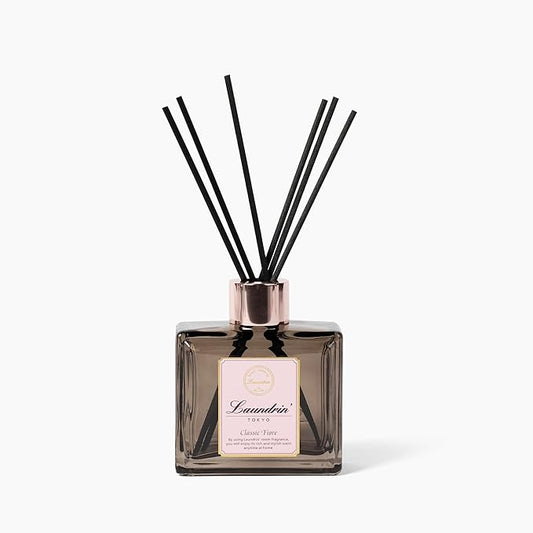 Laundrin Room Diffuser for Home - Scent Diffuser forHome, Room Freshener and Shelf Decor - Elegant HomeFragrance, Ideal Reed Diffusers for Home, Office, and LivingRoom - 80ml, Classic Fiore