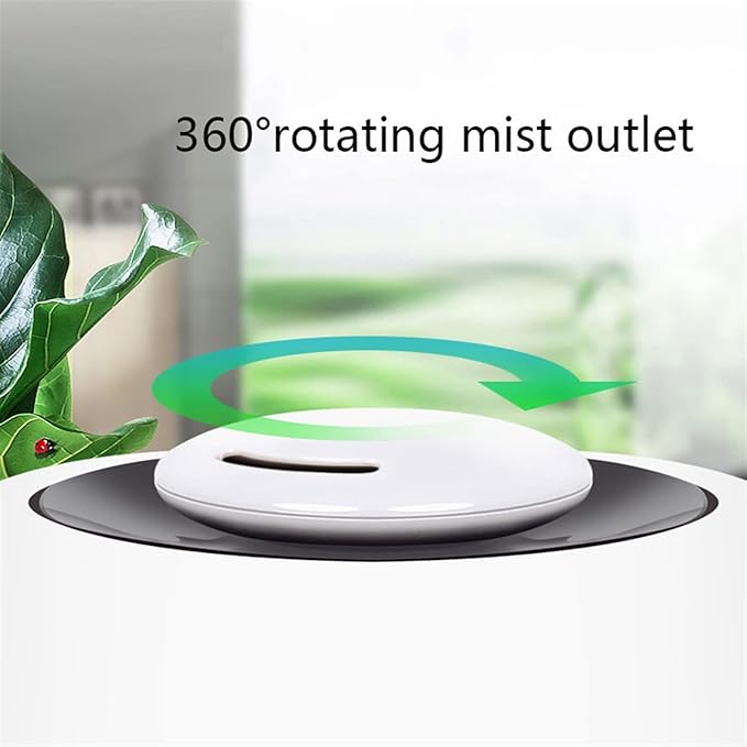 5L Bedroom Humidifier Oil Diffuser Quiet Humidifiers for Home Large Room with Adjustable 360° Rotation Nozzle, Auto Shut-Off, Knob Adjustment Mist Humidifier
