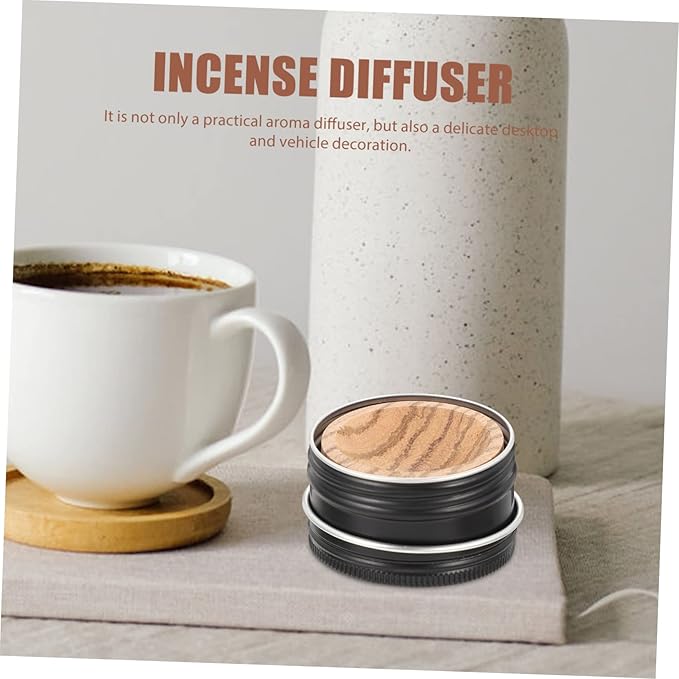 Portable Beech Wood Essential Oil Diffuser Box for Home and Car Lightweight Natural Diffuser with Design Fragrance for Bedroom and Vehicle Use