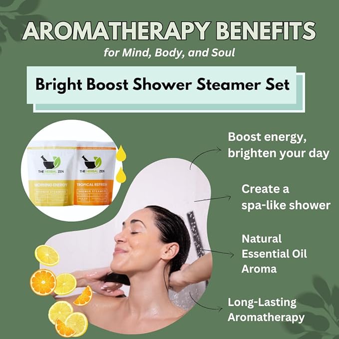 Aromatherapy Shower Steamer Gift Set - USA Made Mothers Day Gift for Mom - Shower Bomb Tablets Made with Soothing Natural Essential Oils - Relaxation Gift for Women and Men
