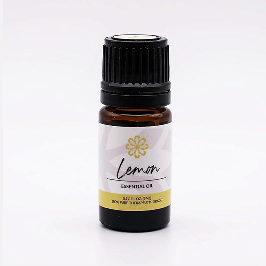 Essence Lemon Essential Oil, 5 ml | Aromatherapy Oil for Diffusers & Personal Use | Natural Fragrance for Relaxation, Clarity & Wellness | Made in USA | Citrusy & Uplifting Scent