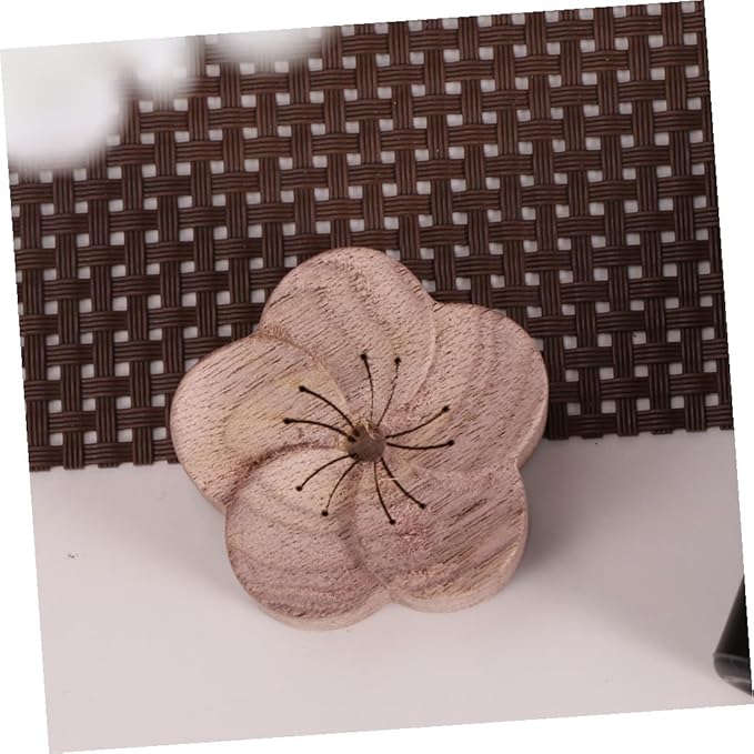 TEHAUX Aromatherapy Wood Diffuser for Essential Oils, Walnut Scented Diffused Wood with Plum Blossom Design, Home and Office Fragrance Enhancer for Relaxation and Sleep