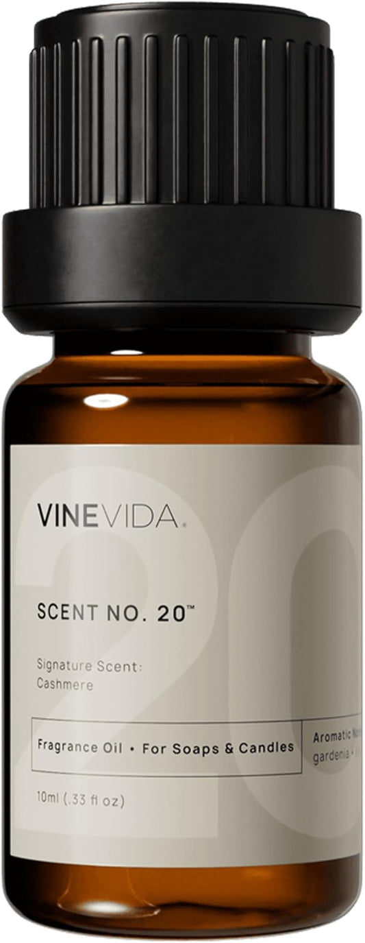 VINEVIDA [0.33oz] Cashmere Fragrance Oil for Candle Making and Soap Making - Premium Candle Scents for Soy Candles