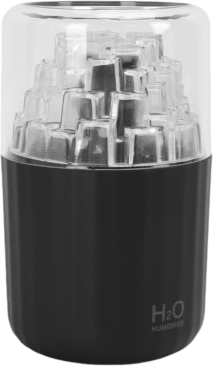 Zerodis Car Diffuser Humidifier ABS Dual Mist Modes Portable USB Aromatherapy Ideal for Home Office Travel Compact 300ml Capacity (Black)