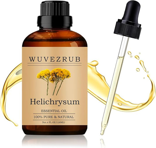 Helichrysum Essential Oil 120ML - 100% Pure and Natural Oils for Aromatherapy Diffuser - 4 Fl Oz/Helichrysum