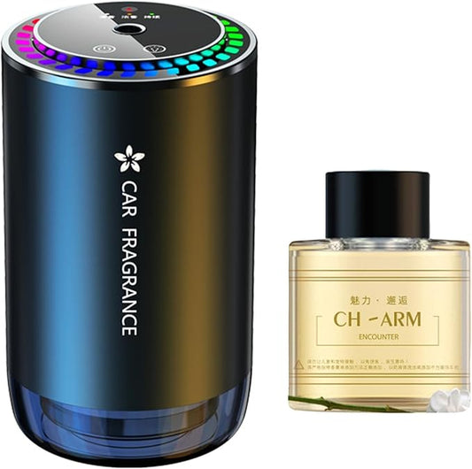 Worparsen Mist Ultrasonic Humidifier Car Fragrance Diffuser Sure Here's A Product Title for Listing Air Freshener with Colorful Light Rechargeable Auto Chance