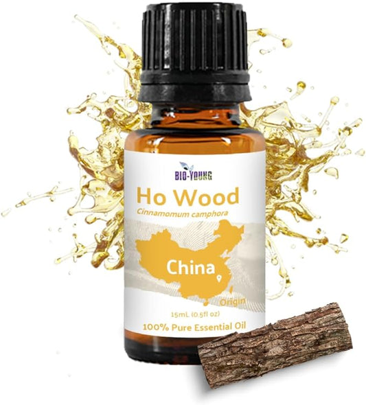 Ho Wood Essential Oil Direct from Malagassi - Ho Wood Essential Oil for Diffusers, Candle-Making, Soap-Making, Aromatherapy, for Skin and Hair (15 mL)