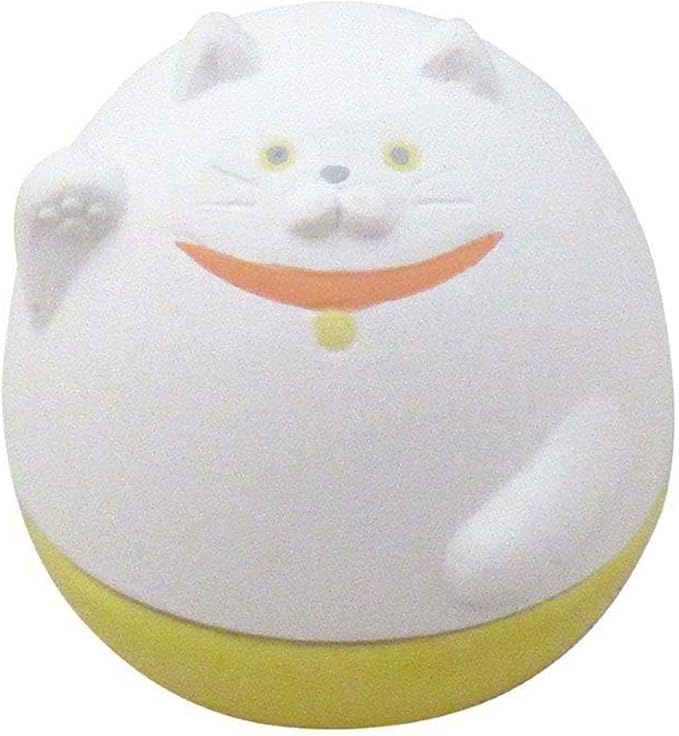 Stone Diffuser Swinging Animals Aromatherapy [Japan Import] Passive Diffuser for Essential Oil, Ceramic, Non-Electric, Room Decor, Gift (Lucky Cat)