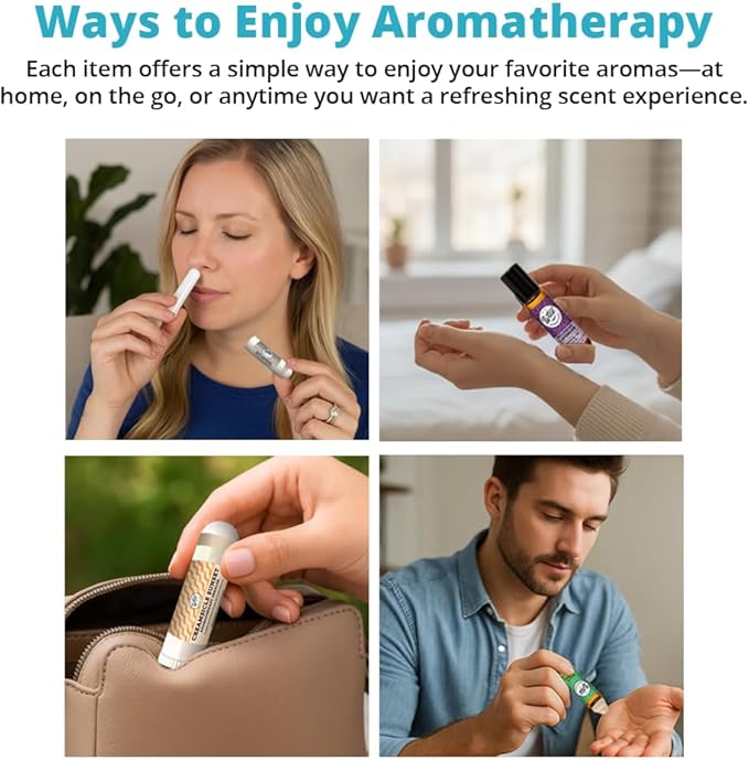 Wild Essentials Cold and Flu Relief 2-Pack Bundle – Roll-On & Aromatherapy Inhaler for Congestion, Sinus Relief & Respiratory Support