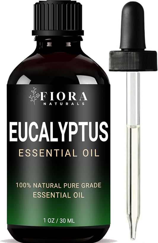 Eucalyptus Essential Oil - 100% Pure Eucalyptus Oil for Diffuser, Humidifier, Sinus, Cold, and Aromatherapy - Natural Oil for Skin, Hair, Scalp and Massage