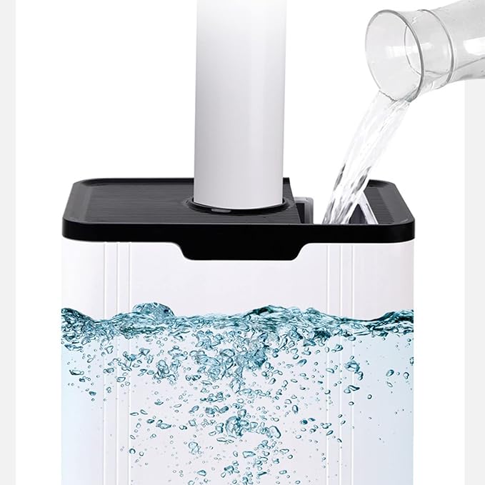Humidifier for Home Bedroom 15L Warm Cool Mist Diffuser 360° Mist Nozzles Timer Auto Mode Customized Humidity for Baby Room Plants Office