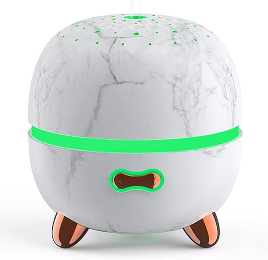 Essential Oil Diffuser, 120ml Small Aromatherapy Diffuser, Ultrasonic Diffusers for Essential Oil, Cool Mist Humidifier with 7 Color LED and Auto Off Safety, for Bedroom,Office, Study Room