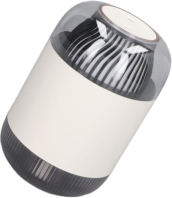 1000ml Mini Humidifier,Low Noise Aroma Air Diffuser Humidifier with Double Spray Night Light USB Design,Desktop Mute Air Purification Cool Mist Humidifier for Home Bedroom Office(White)