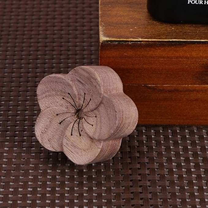 Healeved Aromatherapy Wood Diffuser Essential Oil Diffuser Plum Blossom Scented Wood Aromatherapy for Home Office Bedroom Sleep