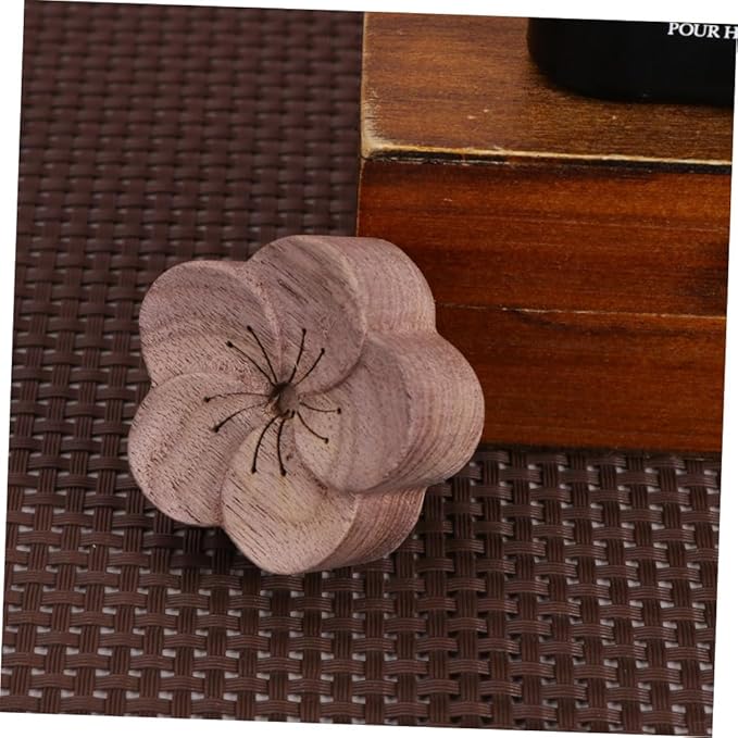 SAFIGLE Wood Aroma Diffuser Essential Oil Diffuser Plum Blossom Design Natural Diffused Fragrance for Home Bedroom Office Sleep