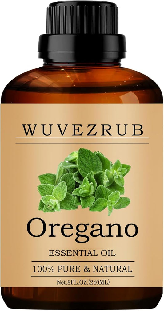 Oregano Essential Oils 240ML, Pure Oregano Essential Oil for Aromatherapy Diffuser - 8 Fl Oz