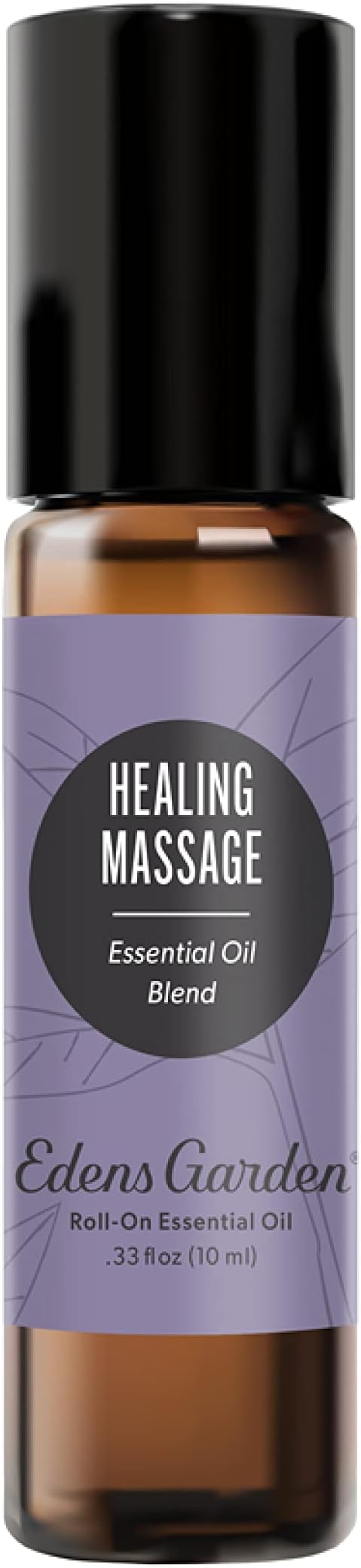 Edens Garden Healing Massage Essential Oil Roll-On Blend- 100% Pure Premium Grade, Natural, Therapeutic, Aromatherapy, Kid & Skin Safe, The Best for Comfort, Tension Pre-Diluted 10 ml (.33 fl oz)
