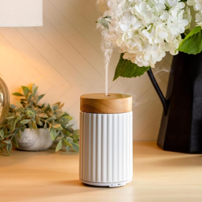 Airome Wood & Ceramic Ultra Sonic Essential Oil Diffuser