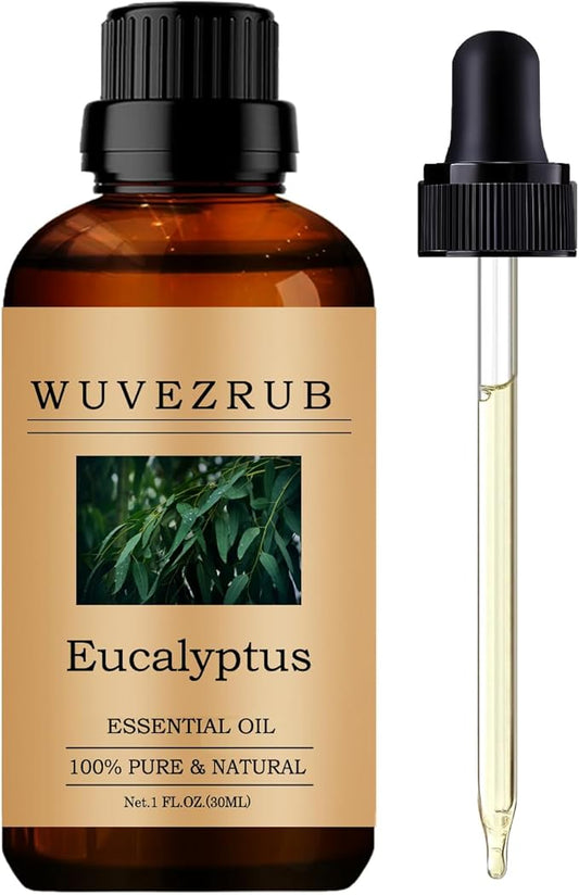 Eucalyptus Essential Oil, 30ML 100% Pure and Natural, for Aromatherapy Diffuser, Skin Care, Cold Relief