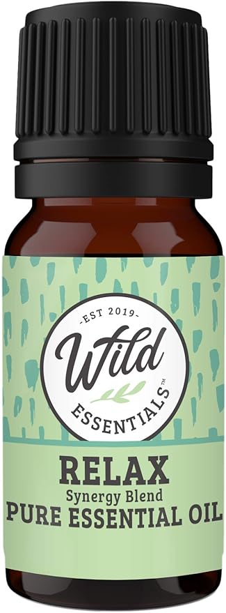 Wild Essentials Owl of Athena Essential Oil Diffuser Necklace Gift Set with Inner Calm & Relax Oils – Nickel Free Alloy Pendant with 8 Color Pads – USA Made Oils & Perfume Necklace – Family Company