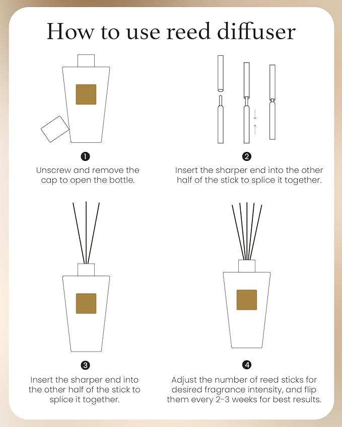 M&SENSE Wild Cherry Reed Diffuser Set - 8.79fl oz Home Fragrance Non-Toxic Natural Bathroom Diffuser with Sticks, Air Freshner Gifts for Bathroom Bedroom Home Decor